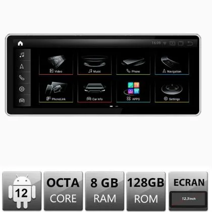 Navigatie Audi Q5 MMI3G 2009-2014 Android Octa Core 8+128 12.3" 1920x720 | Ambient Garage