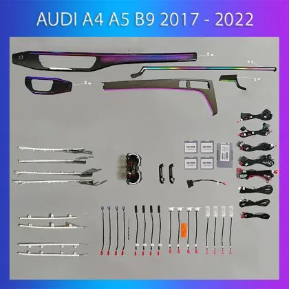 Lumini Ambientale NIGHTVIBE Audi A4 A5 2017-2022 set complet control telefon sau sistem original | Ambient Garage