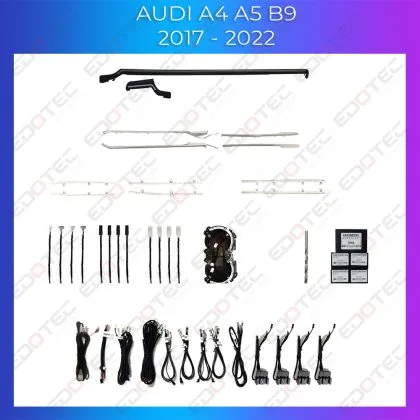 Lumini Ambientale NIGHTVIBE Audi A4 2017-2022 set complet lumini fara trimuri control telefon sau sistem original | Ambient Garage