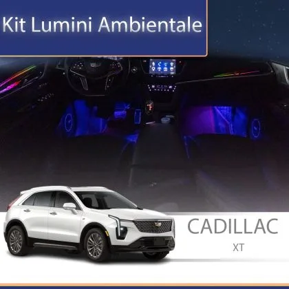 Lumini Ambientale NIGHTVIBE Cadillac XT5/XT6 set complet control telefon sau sistem original | Ambient Garage