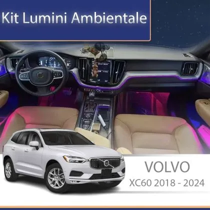 Lumini Ambientale NIGHTVIBE Volvo XC60 2018-2022 set complet control telefon sau sistem original | Ambient Garage