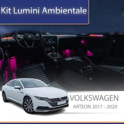 Lumini ambientale VW Arteon 2019-2020 set complet control telefon sau sistem original | Ambient Garage