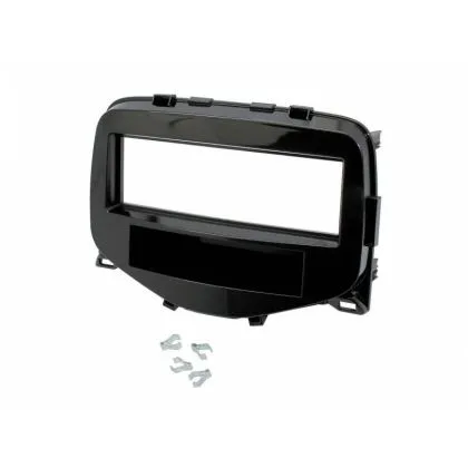 Connects2 CT24PE20 2DIN Kit Rama Peugeot 108 2014 Negru lucios | Ambient Garage