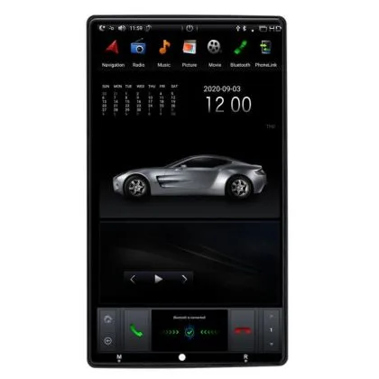 Navigatie universala 1DIN K002 ecran de 13.6" Android 9 4+64GB ecan adjustabil internt radio gps universal | Ambient Garage