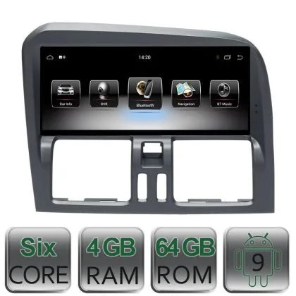 EXT-XC60-12-PX6 Navigatie dedicata Volvo XC60 2012-2014 PX6 Android GPS Internet | Ambient Garage