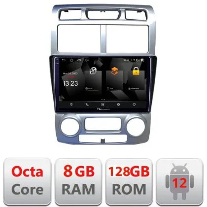 Navigatie Kia Sportage 2005-2007 5960Pro-0023 Android Octa Core Qualcomm 2K Qled 8+128 DTS DSP 360 4G Optical | Ambient Garage