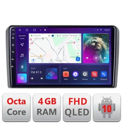 Navigatie Audi A3 8P B-049 Android Ecran QLED octa core 4+64 carplay android auto KIT-049+EDT-E309V3 | Ambient Garage