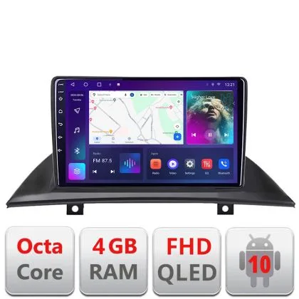 Navigatie BMW X3 2004-2012 B-083 Android Ecran QLED octa core 4+64 carplay android auto KIT-083+EDT-E309V3 | Ambient Garage