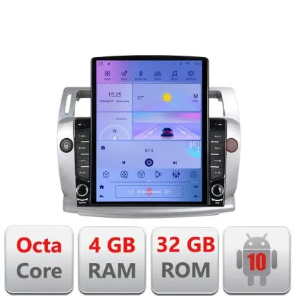 Navigatie Citroen C4 G-088 ecran tip TESLA 9.7" cu Android Radio Bluetooth Internet GPS WIFI 4+32GB DSP 4G Octa Core | Ambient Garage