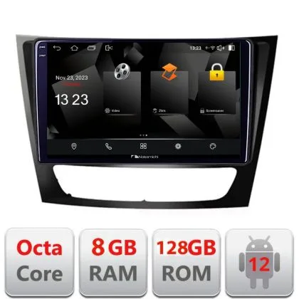 Navigatie Mercedes W211 W219 5960Pro-090 Android Octa Core Qualcomm 2K Qled 8+128 DTS DSP 360 4G Optical | Ambient Garage