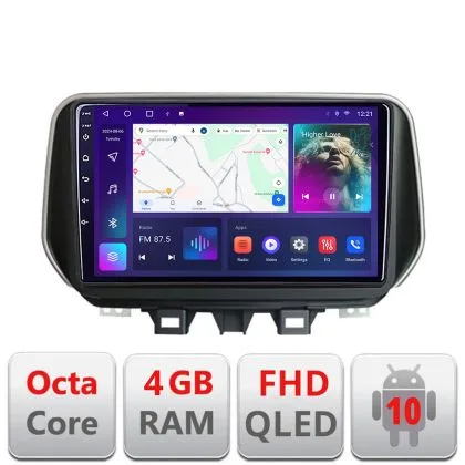 Navigatie Hyundai Tucson 2019 B-1135 Android Ecran QLED octa core 4+64 carplay android auto KIT-1135+EDT-E309V3 | Ambient Garage