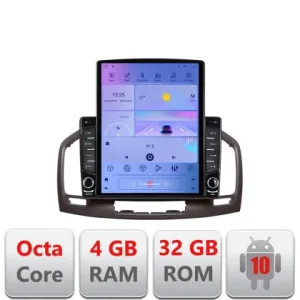 Navigatie Opel Insignia 2009-2013 G-114 ecran tip TESLA 9.7" cu Android Radio Bluetooth Internet GPS WIFI 4+32GB DSP 4 | Ambient Garage