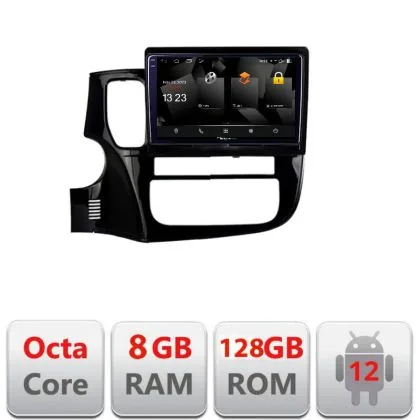 Navigatie Mitsubishi Outlander 2014- 5960Pro-1230 Android Octa Core Qualcomm 2K Qled 8+128 DTS DSP 360 4G Optical | Ambient Garage