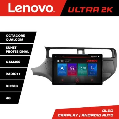 Navigatie Kia Rio 2011-2013 N-204 ecran 13" 2K 8+128 Android Waze USB Navigatie 4G 360 Toslink Youtube Radio KI v1 | Ambient Garage