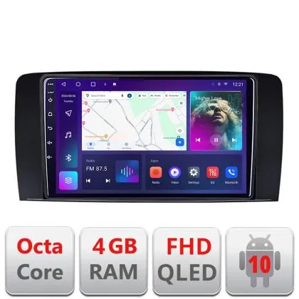 Navigatie Mercedes Clasa R B-215 Android Ecran QLED octa core 4+64 carplay android auto KIT-215+EDT-E309V3 | Ambient Garage