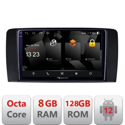 Navigatie Mercedes Clasa R 5960Pro-215 Android Octa Core Qualcomm 2K Qled 8+128 DTS DSP 360 4G Optical | Ambient Garage
