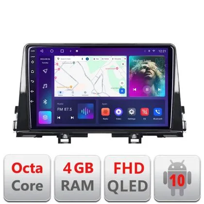 Navigatie Kia Picanto 2016- B-2217 Android Ecran QLED octa core 4+64 carplay android auto KIT-2217+EDT-E309V3 | Ambient Garage