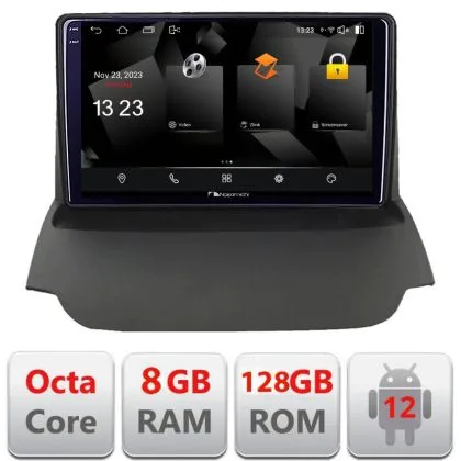 Navigatie Ford Ecosport 2013-2016 5960Pro-232 Android Octa Core Qualcomm 2K Qled 8+128 DTS DSP 360 4G Optical | Ambient Garage