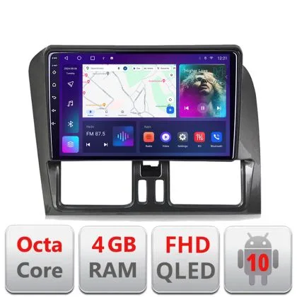 Navigatie dedicata Volvo XC60 B-272  Android Ecran QLED octa core 4+64 carplay android auto KIT-272+EDT-E309V3 | Ambient Garage