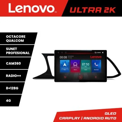 Navigatie Seat Leon MIB N-306 ecran 13" 2K 8+128 Android Waze USB Navigatie 4G 360 Toslink Youtube R | Ambient Garage