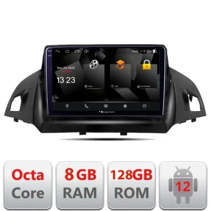 Navigatie Ford Kuga 2013-2017 5960Pro-362 Android Octa Core Qualcomm 2K Qled 8+128 DTS DSP 360 4G Optical | Ambient Garage