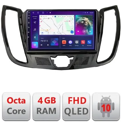 Navigatie Ford Kuga C-MAX Android radio gps internet 4+64 carplay android auto KIT-362-v2+EDT-E309v3 | Ambient Garage