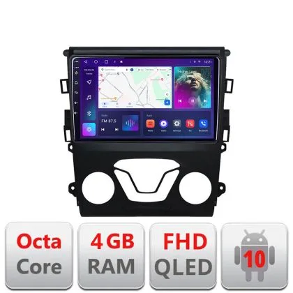 Navigatie Ford Mondeo 2013-2020 B-377 Android Ecran QLED octa core 4+64 carplay android auto KIT-377+EDT-E309V3 | Ambient Garage