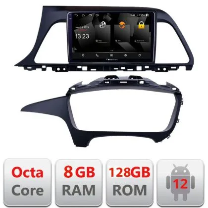 Navigatie Hyundai Sonata 5960Pro-417 Android Octa Core Qualcomm 2K Qled 8+128 DTS DSP 360 4G Optical | Ambient Garage