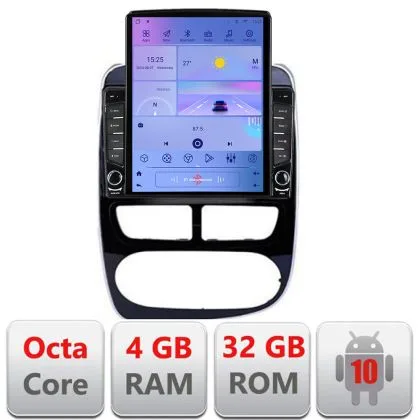 Navigatie Renault Clio 4 V1 H-467 ecran tip TESLA 9.7" cu Android Radio Bluetooth Internet GPS WIFI 4+32GB DSP 4G Octa | Ambient Garage