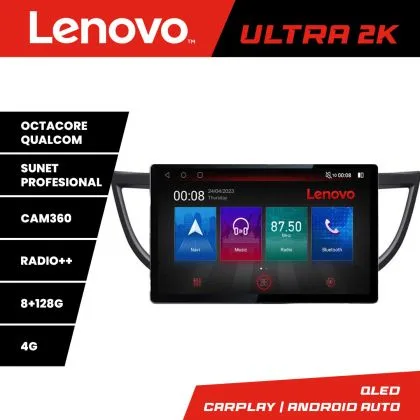 Navigatie Honda CRV 2012-2016 N-469 ecran 13" 2K 8+128 Android Waze USB Navigatie 4G 360 Toslink Youtube Radio | Ambient Garage