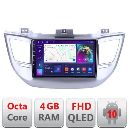 Navigatie Hyundai Tucson B-546 Android Ecran QLED octa core 4+64 carplay android auto KIT-546+EDT-E309V3 | Ambient Garage