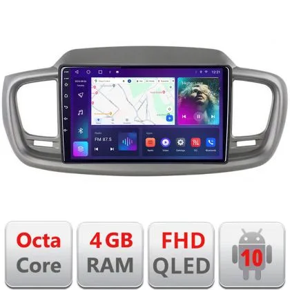Navigatie Kia Sorento 2015-2018 B-6528 Android Ecran QLED octa core 4+64 carplay android auto KIT-6528+EDT-E310V3 | Ambient Garage