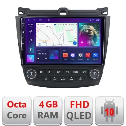 Navigatie Honda Accord 2004-2008 B-ACCORD Android Ecran QLED octa core 4+64 carplay android auto KIT-ACCORD+EDT-E310V3 | Ambient Garage