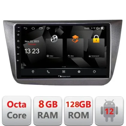Navigatie Seat Altea 2005-2014 Android radio gps internet 8+128 carplay android auto | Ambient Garage