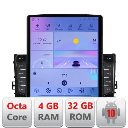Navigatie Toyota Auris dupa 2017 H-Auris ecran tip TESLA 9.7" cu Android Radio Bluetooth Internet GPS WIFI 4+32GB DSP | Ambient Garage