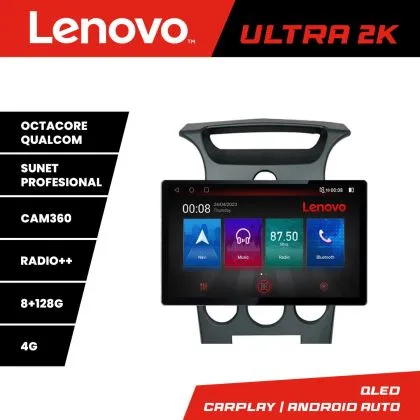 Navigatie Kia Carens 2006-2012 clima automata, Ecran 2K QLED 13",Octacore,8Gb RAM,128Gb Hdd,4G,360,DSP,Carplay,Bluetooth | Ambient Garage