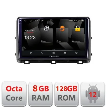Navigatie Kia Ceed 2020- Android Octa Core Qualcomm 2K Qled 8+128 DTS DSP 360 4G Optical | Ambient Garage