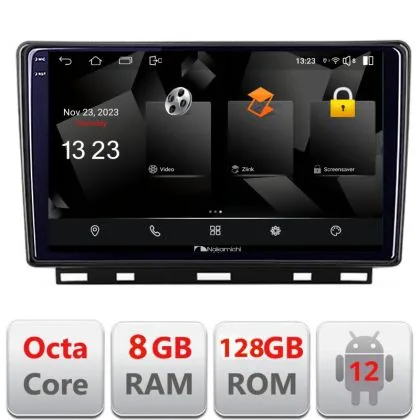 Navigatie Renault Clio 5 5960Pro-Clio5 Android Octa Core Qualcomm 2K Qled 8+128 DTS DSP 360 4G Optical | Ambient Garage