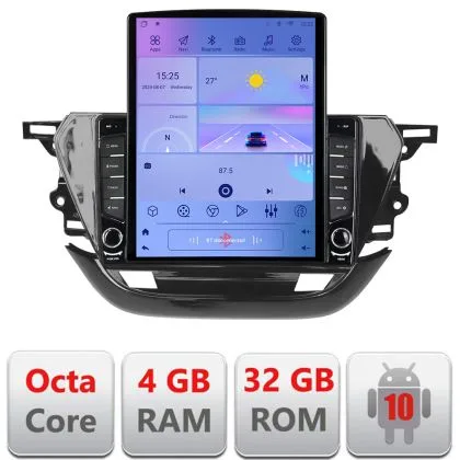 Navigatie Opel Corsa F 2019- Android radio gps internet  Octa Core 4+64 LTE KIT-corsa-f+EDT-E709 | Ambient Garage