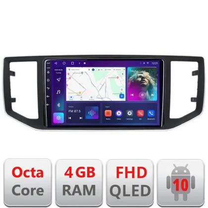 Navigatie vw crafter 2018- B-CRAFTER Android Ecran QLED octa core 4+64 carplay android auto KIT-crafter+EDT-E310V3 | Ambient Garage