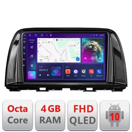 Navigatie Mazda CX5 2015-2017  Android Ecran QLED octa core 4+64 carplay android auto kit-cx5-16+EDT-E309V3 | Ambient Garage