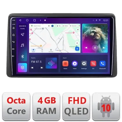 Navigatie Dacia Duster 2023- Android radio gps internet 4+64 carplay android auto KIT-duster2023+EDT-E309v3 | Ambient Garage
