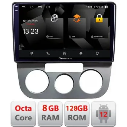 Navigatie VW Golf 5 2004-2010 clima manuala Android radio gps internet octa core 8+128 carplay android auto | Ambient Garage