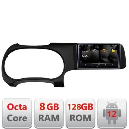Navigatie Hyundai I10 2020 5960Pro-I10 Android Octa Core Qualcomm 2K Qled 8+128 DTS DSP 360 4G Optical | Ambient Garage