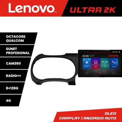 Navigatie Hyundai I10 2020 N-I10 ecran 13" 2K 8+128 Android Waze USB Navigatie 4G 360 Toslink Youtube Radio KIT | Ambient Garage