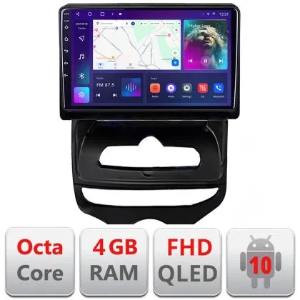 Navigatie Hyundai IX20 2010-2019 Android radio gps internet 4+64 carplay android auto kit-ix20-manual+EDT-E309v3 | Ambient Garage