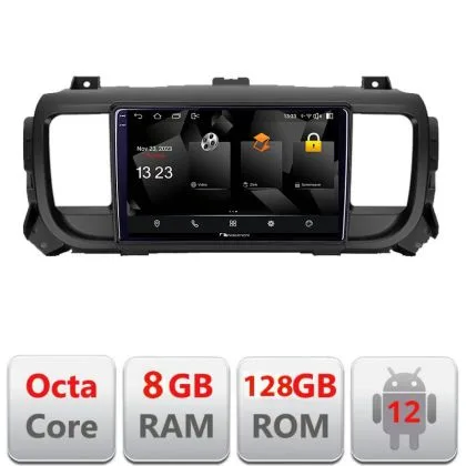 Navigatie Citroen Jumpy Toyota Proace Peugeot Traveller 5960Pro-jumpy16 Android Octa Core Qualcomm 2K Qled 8+128 DTS DSP 360 4G Optical | Ambient Garage