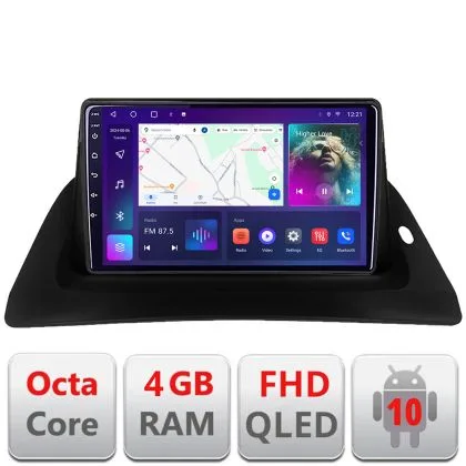 Navigatie Renault Kangoo  Android Ecran QLED octa core 4+64 carplay android auto kit-Kangoo+EDT-E309V3 | Ambient Garage