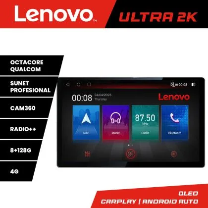 Navigatie Toyota Land Cruiser L100 2002-2006, Ecran 2K QLED 13",Octacore,8Gb RAM,128Gb Hdd,4G,360,DSP,Carplay,Bluetooth | Ambient Garage