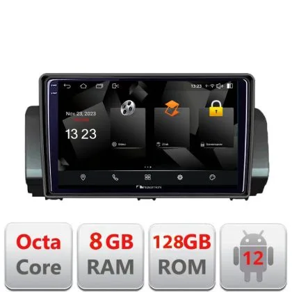 Navigatie Dacia Logan Sandero Jogger LOGAN-2022 Android Octa Core Qualcomm 2K Qled 8+128 DTS DSP 360 4G Optical | Ambient Garage